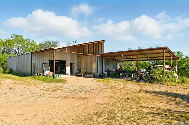 a backyard of a house
