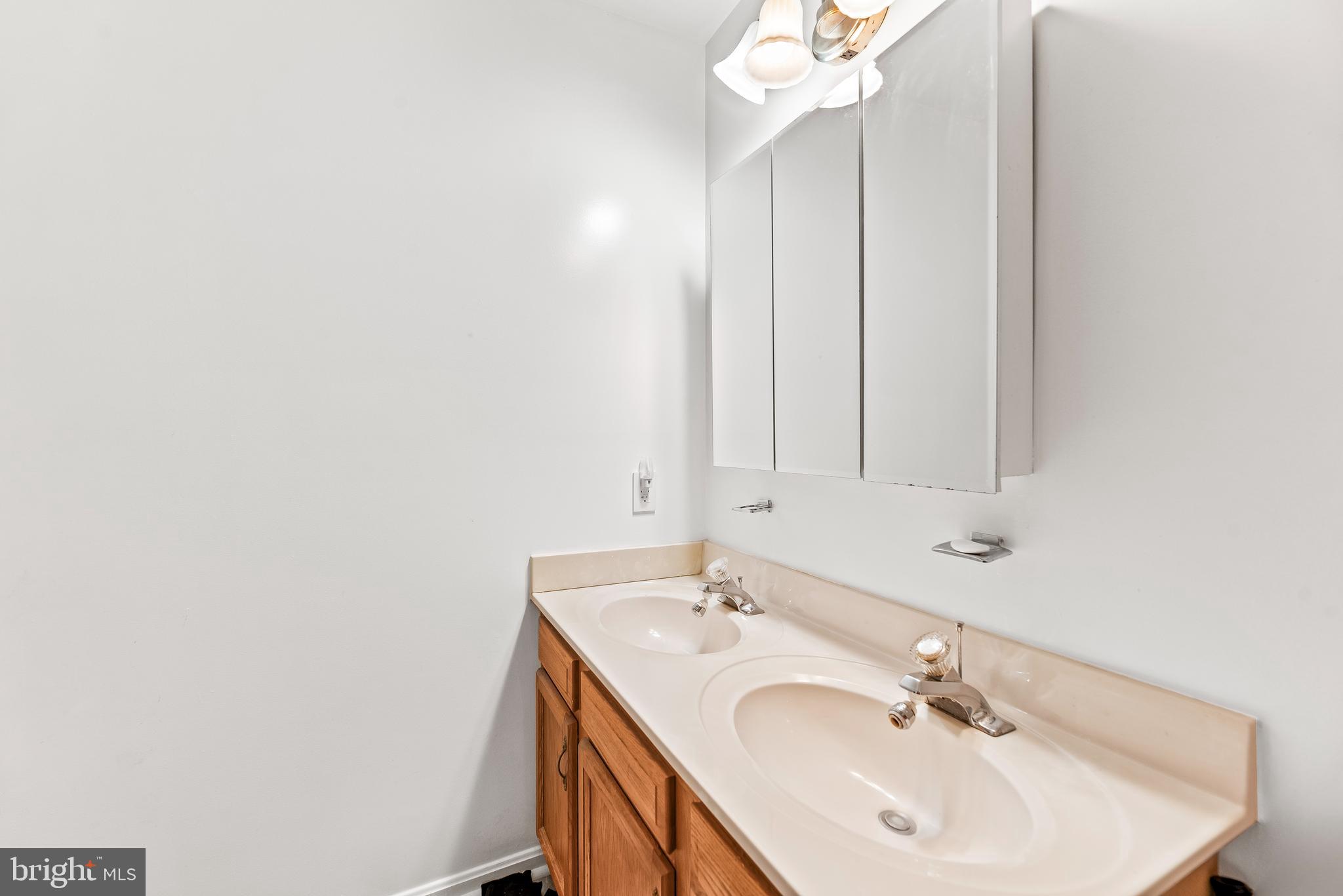 8328 Ridge View Road Lusby, MD 20657 - Photo 16 of 34 a bathroom with a sink and a mirror
