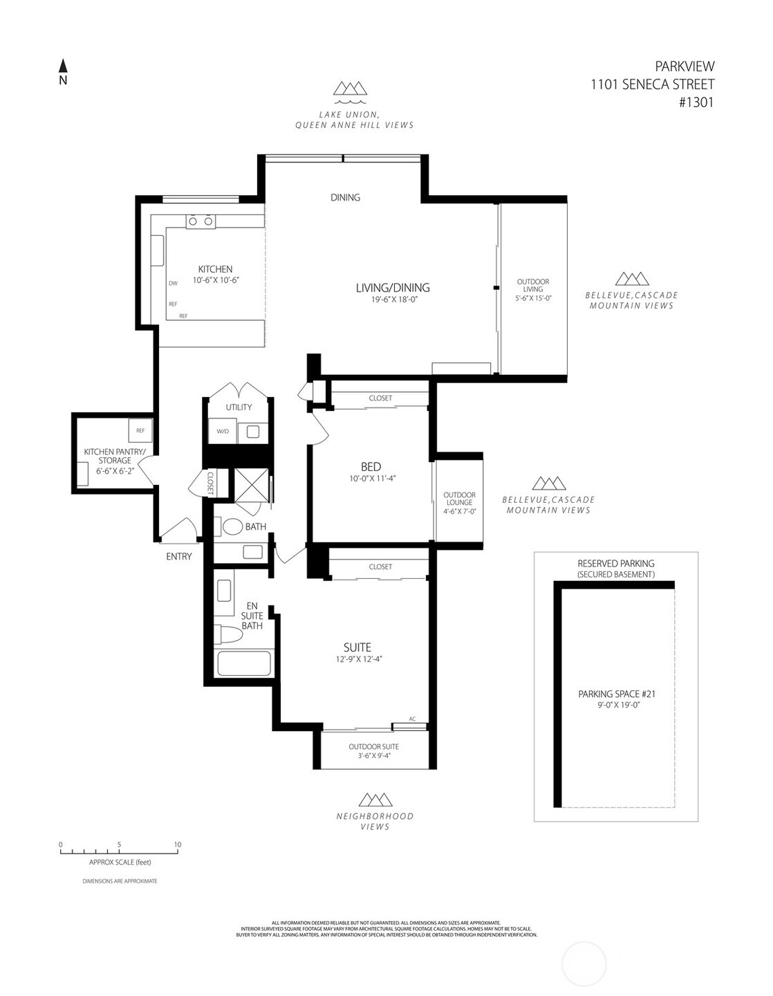 1101 Seneca Street, Unit 1301 Seattle, WA 98101 - Photo 24 of 40