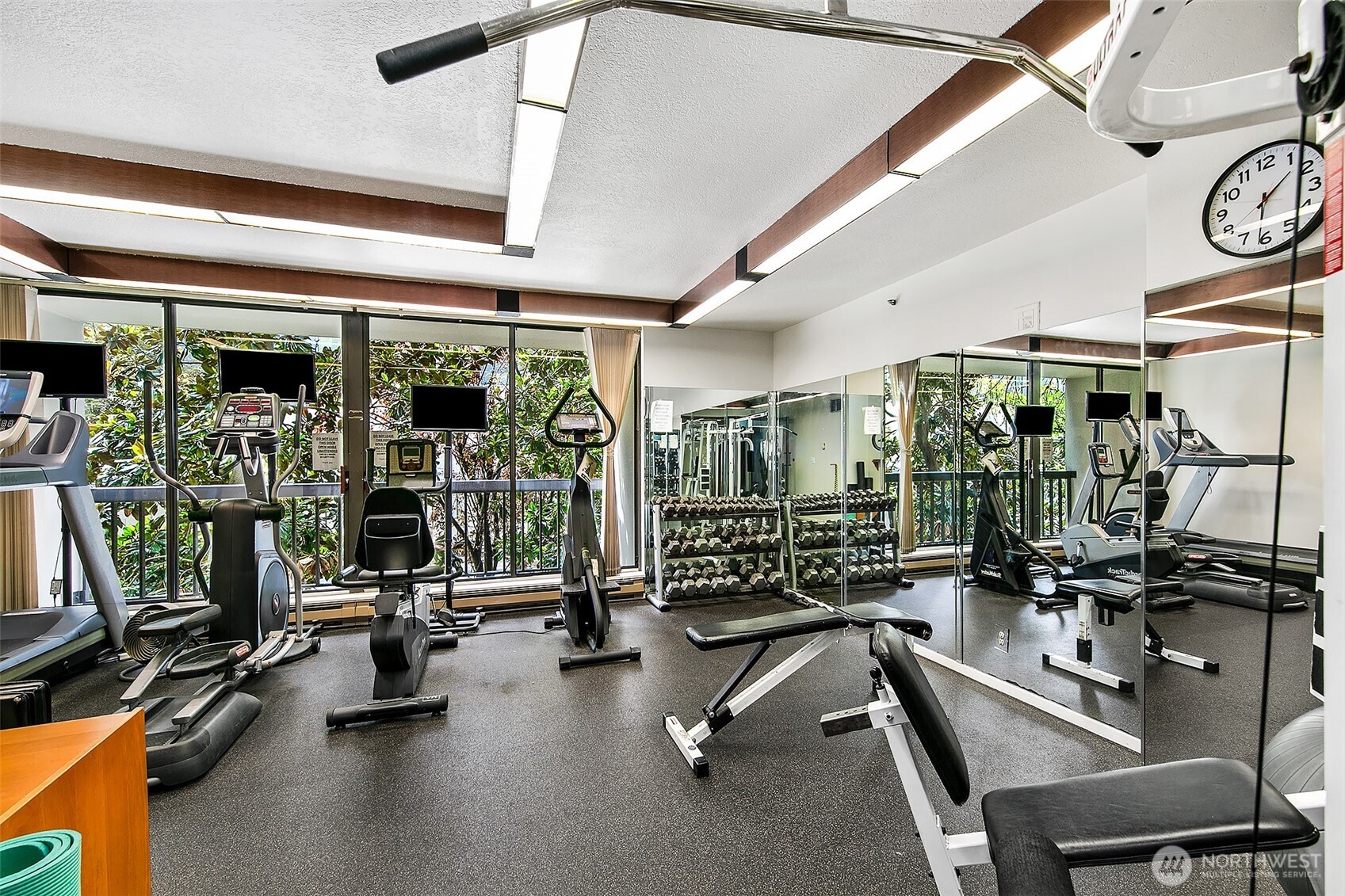 1101 Seneca Street, Unit 1301 Seattle, WA 98101 - Photo 33 of 40 a view of a room with gym equipment