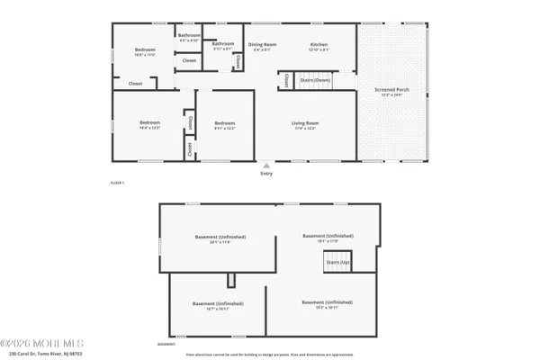 $435,000 | 230 Carol Drive, Toms River, NJ 08753