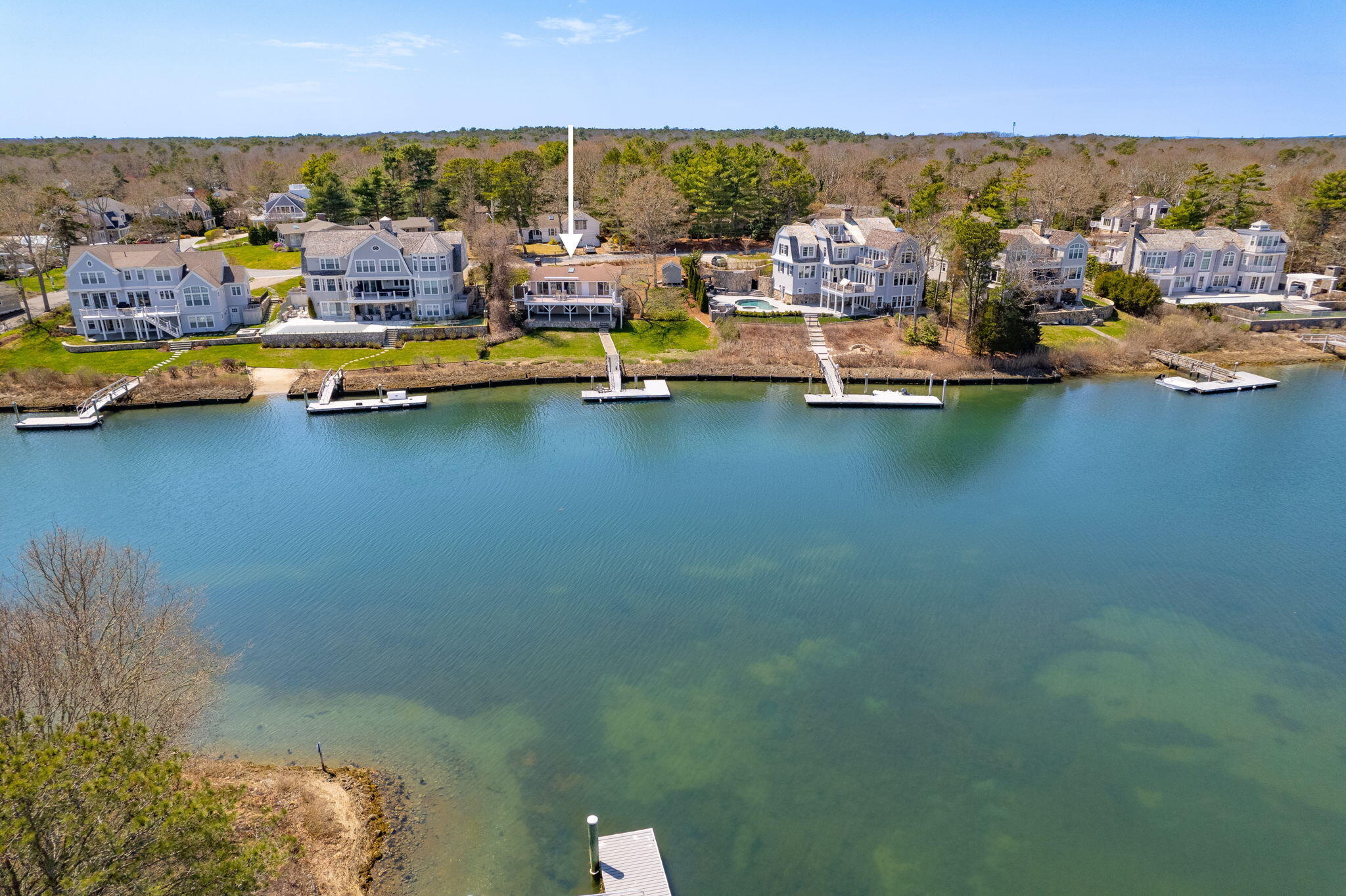 160 Waterway Mashpee, MA 02649 - Photo 37 of 41 5-web-or-mls-180 Waterway Aerials Marked