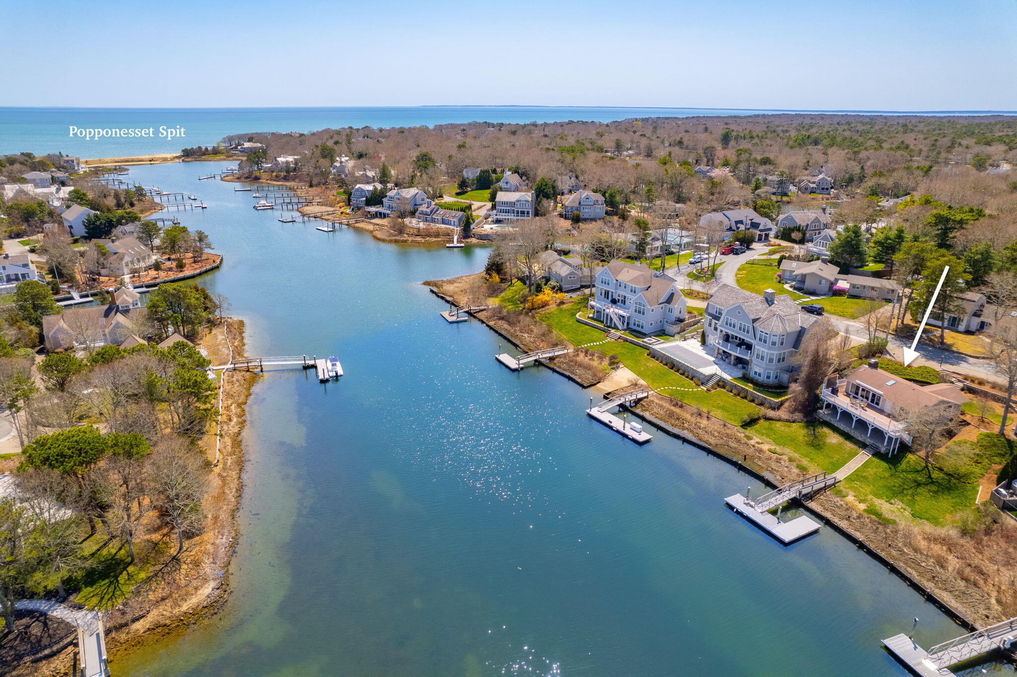 160 Waterway Mashpee, MA 02649 - Photo 38 of 41 6-web-or-mls-180 Waterway Aerials Marked