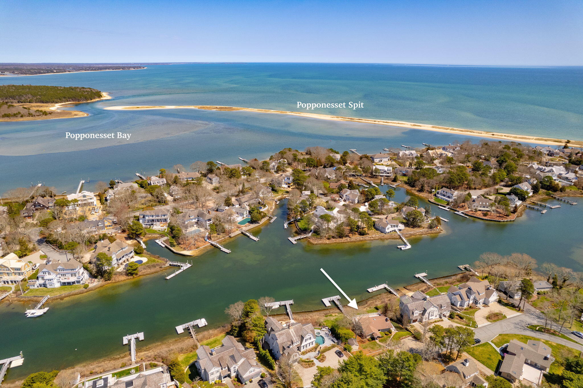 160 Waterway Mashpee, MA 02649 - Photo 39 of 41 7-web-or-mls-180 Waterway Aerials Marked