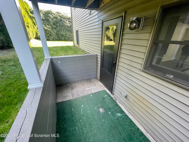 a view of outdoor space and deck