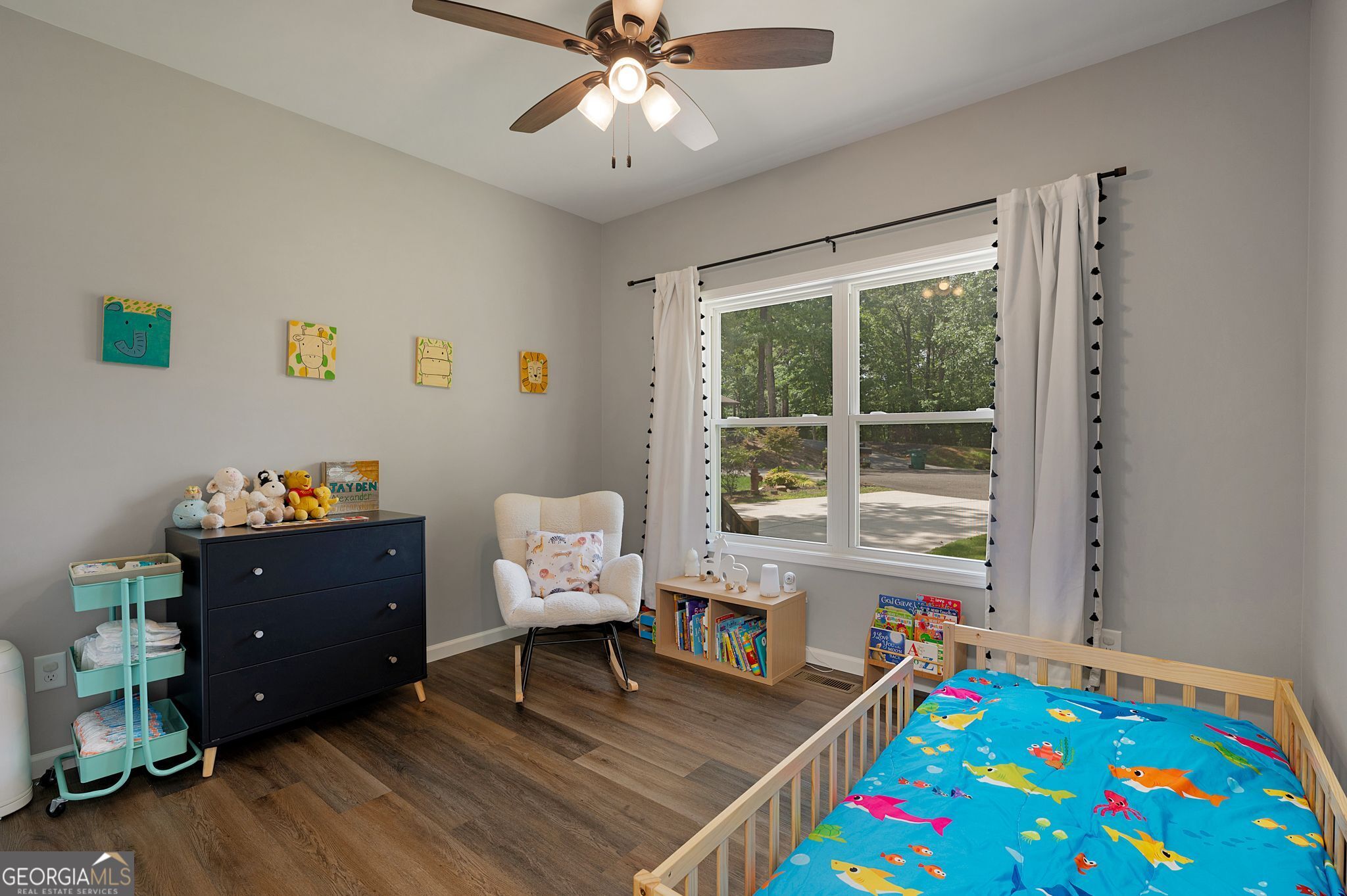 146 Hackney Trail Ellijay, GA 30536 - Photo 20 of 24 a bed room with a bed and a window
