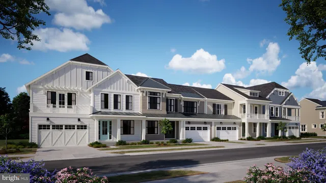 a front view of a building with street view