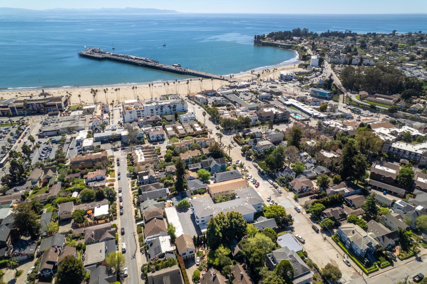 328 Main Street, Unit 13 Santa Cruz, CA 95060 - Photo 27 of 27 an aerial view of residential building and parking space