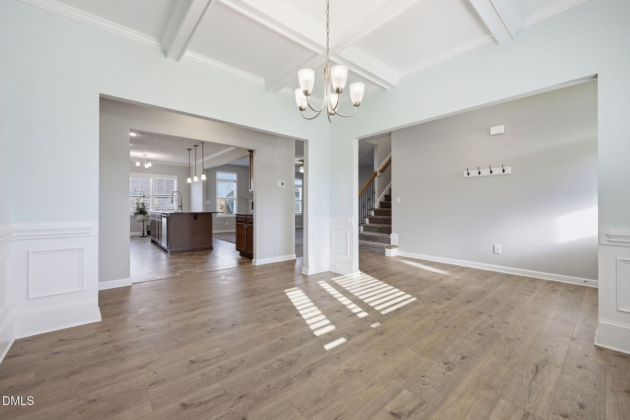 3017 Branscombe Road Fayetteville, NC 28304 - Photo 13 of 43 a view of livingroom with kitchen and dining room