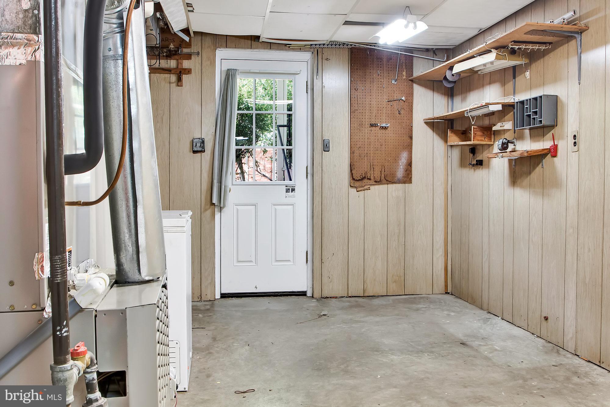 12628 Billington Road Silver Spring, MD 20904 - Photo 18 of 20 Laundry Room/Workshop (Lower Level)