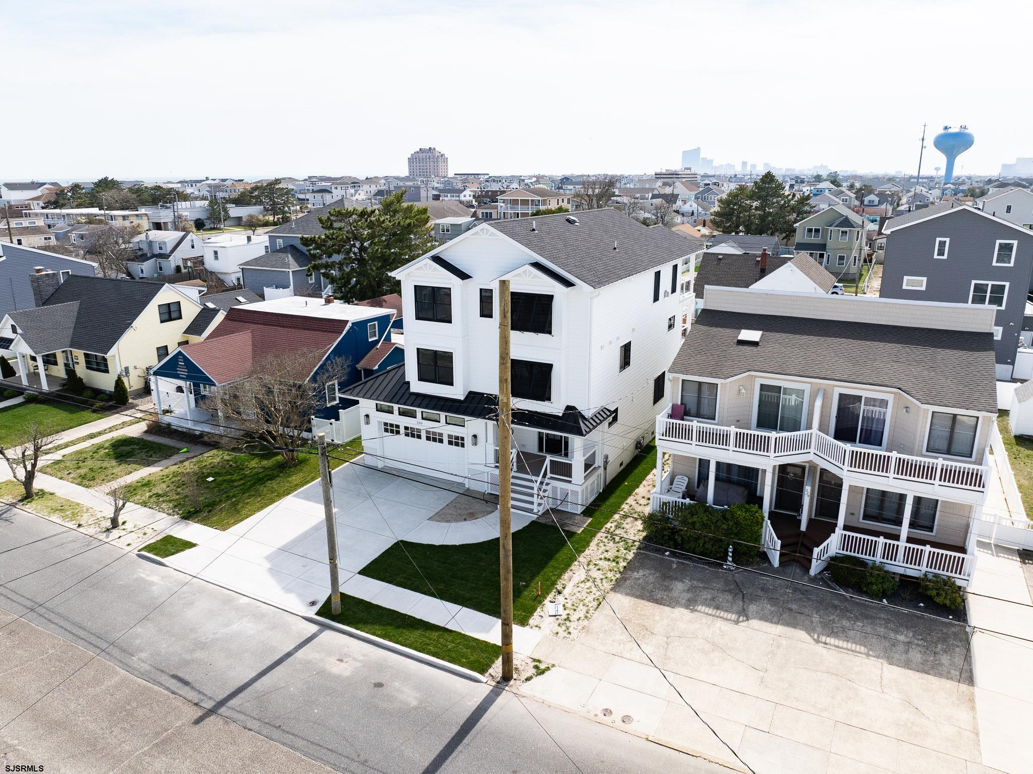 230 7th Street South Brigantine, NJ 08203 - Photo 78 of 87 an aerial view of a house with a garden