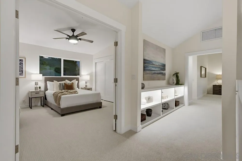 1711 Burgundy Road Encinitas, CA 92024 - Photo 19 of 45 a living room with furniture and a flat screen tv