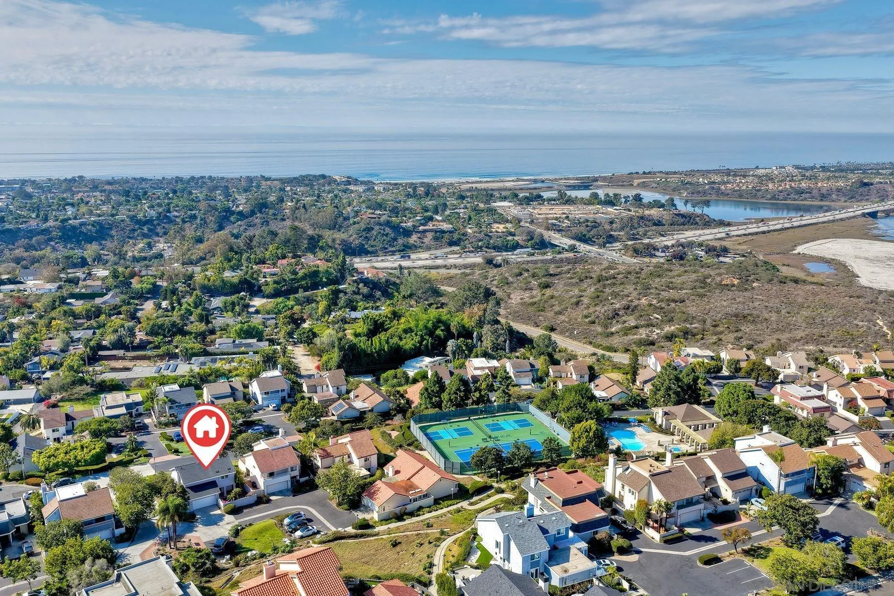 1711 Burgundy Road Encinitas, CA 92024 - Photo 37 of 45 an aerial view of a city