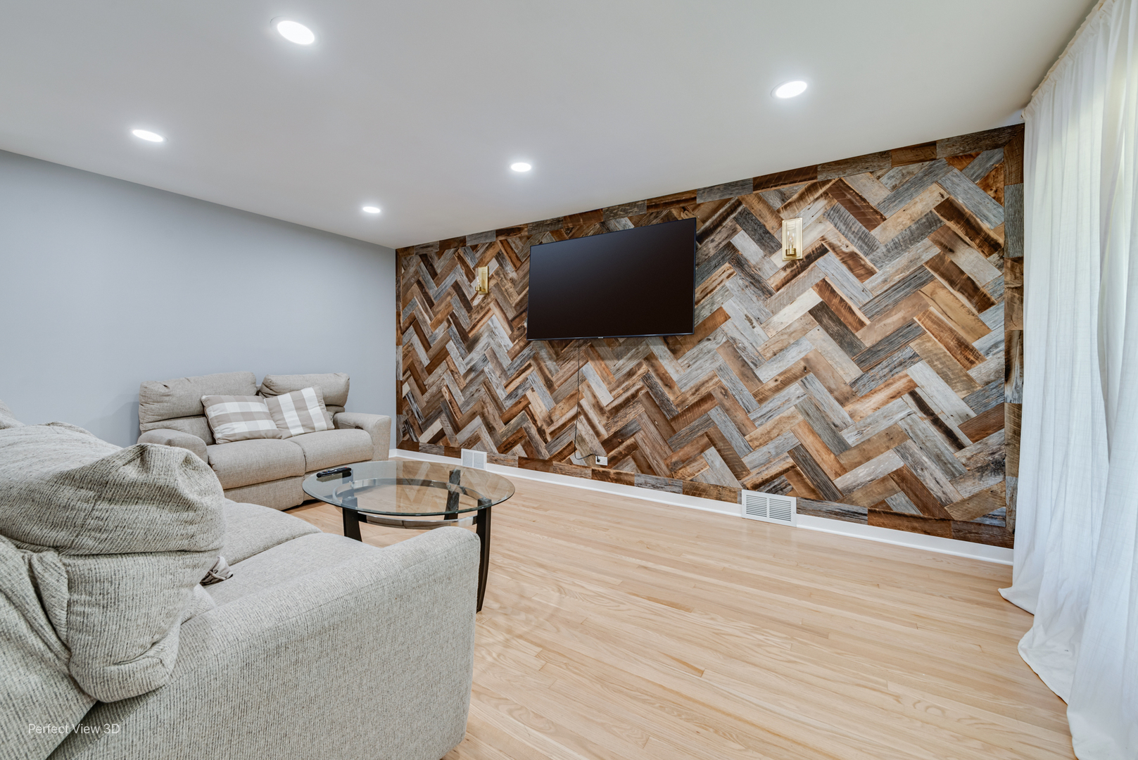 8152 North Ozark Avenue Niles, IL 60714 - Photo 4 of 28 a living room with furniture and a wooden floor