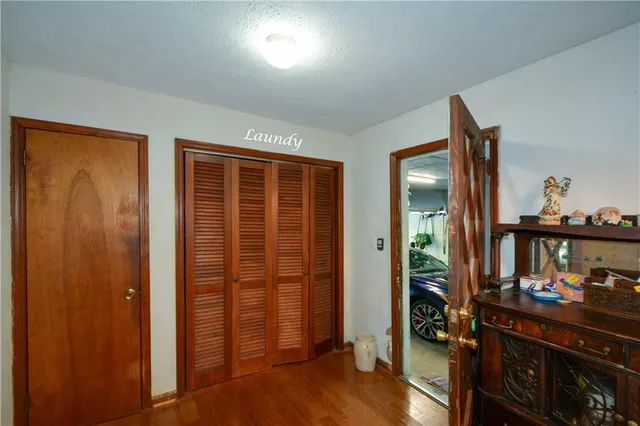 wooden floor and windows in a room