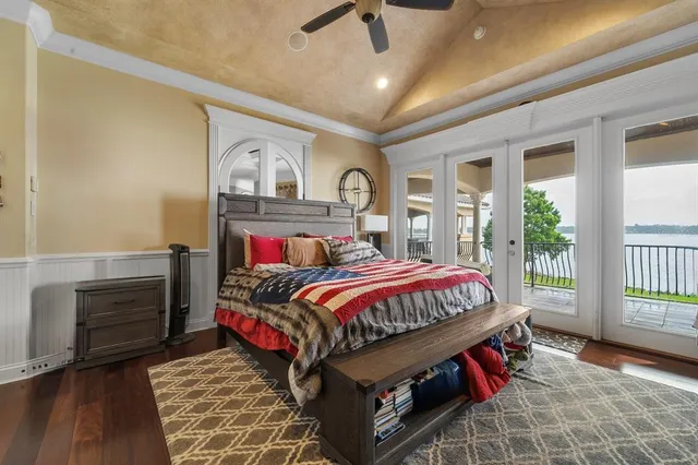 a view of a swimming pool with a lounge chairs