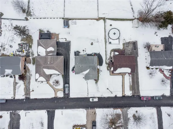 a front view of a house with a window