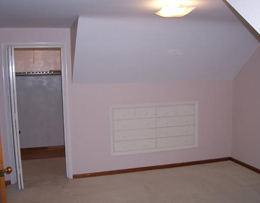 1624 Highland Road Economy, PA 15027 - Photo 8 of 17 Bedroom. Second story second bedroom also has unique wall built-in drawers and walk-in closet.