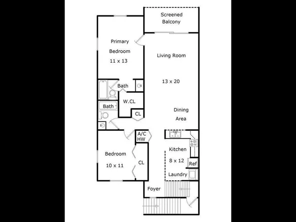 $1,899 | 2431 Northwest 56th Avenue, Unit 201, Lauderhill, FL 33313