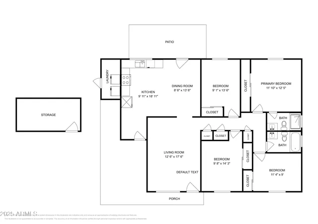 a house view with a backyard space