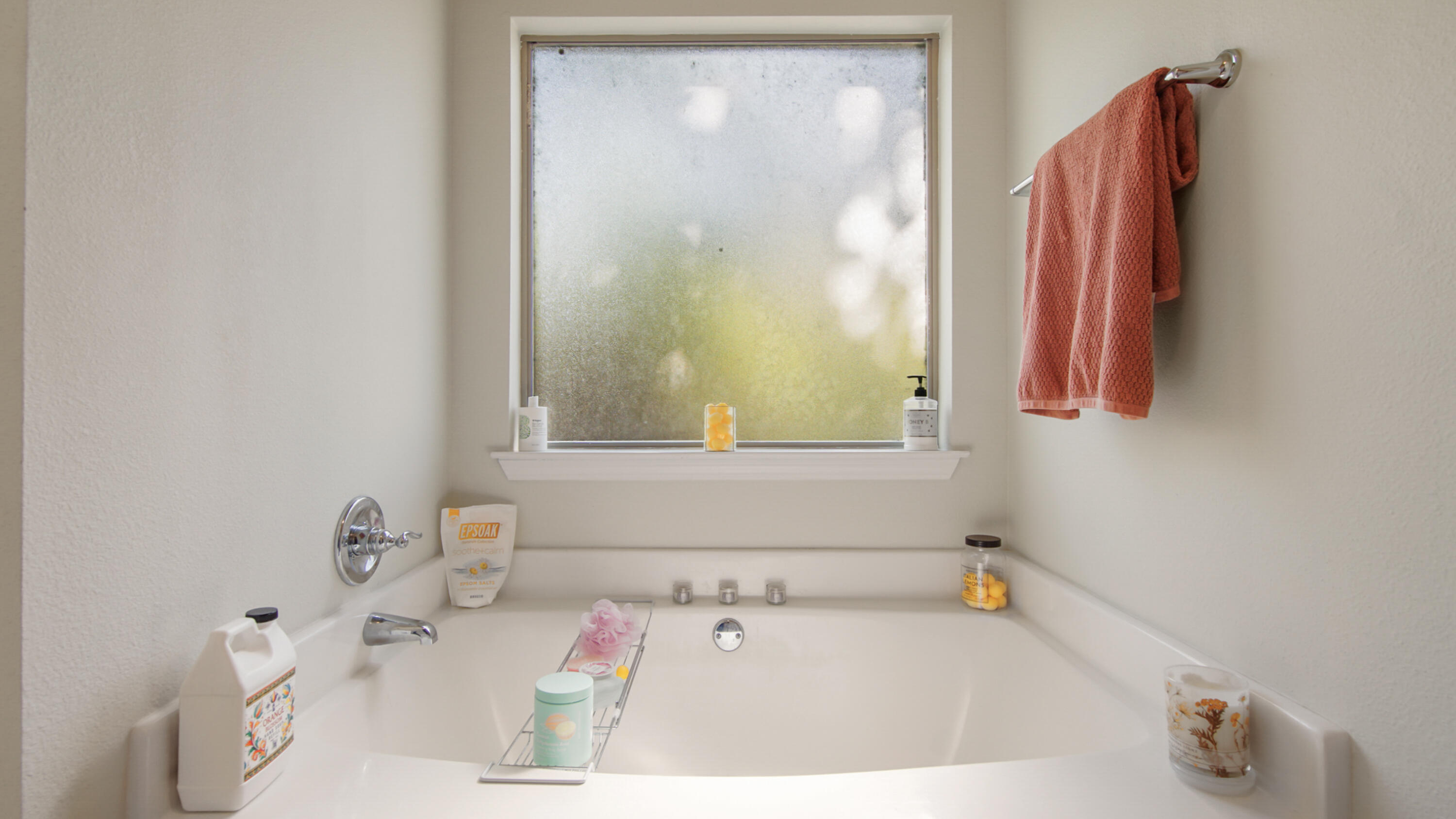 446 Mango Lane Freeport, FL 32439 - Photo 35 of 74 a bathroom with a tub a sink and a window