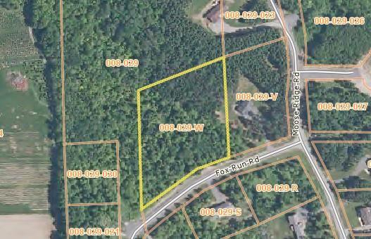 Lot 18 Fox Run Road Mapleton, ME 04757 - Photo 2 of 5 Bright yellow line shows the general...