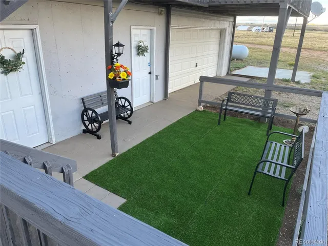 a view of outdoor seating