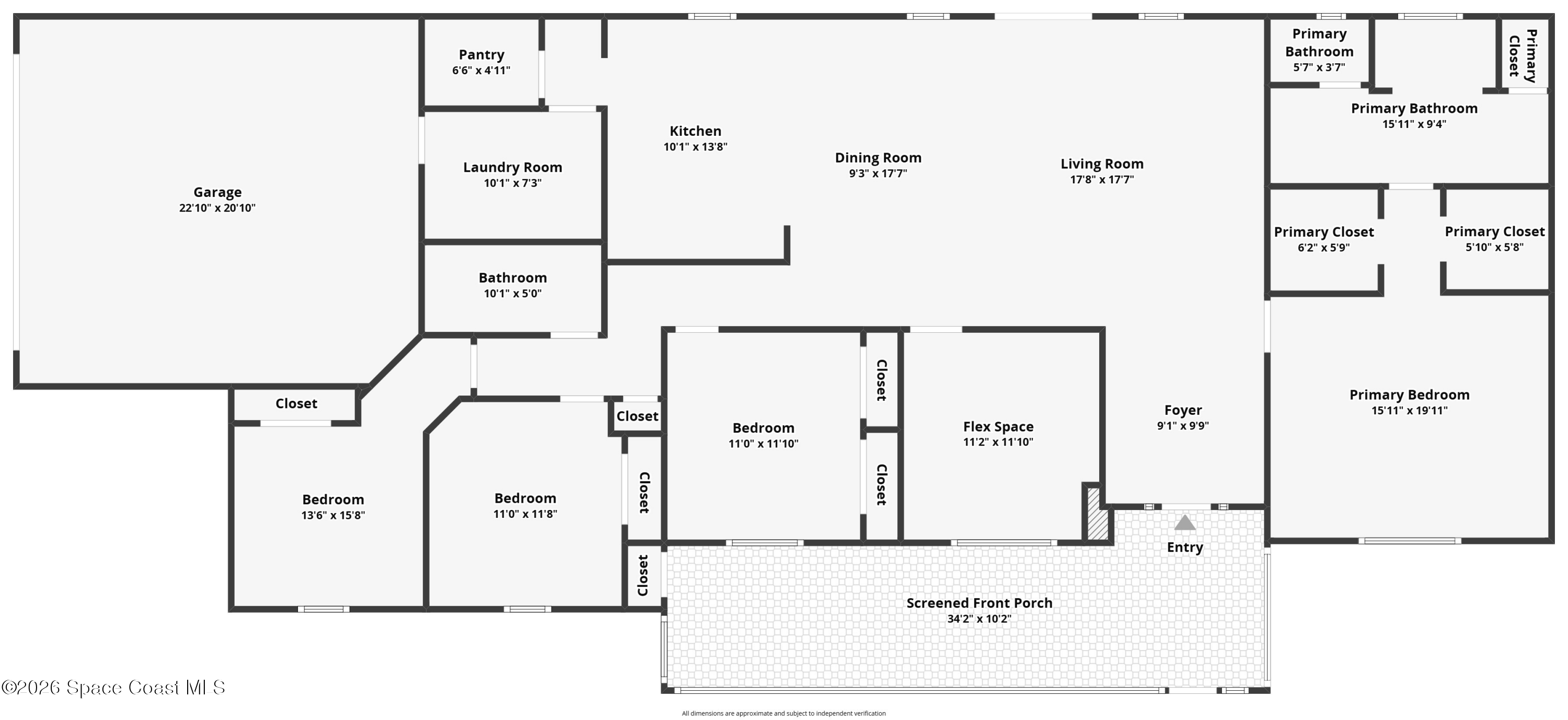 3440 Hammock Road Mims, FL 32754 - Photo 59 of 59 3440 Hammock Road Floorplan