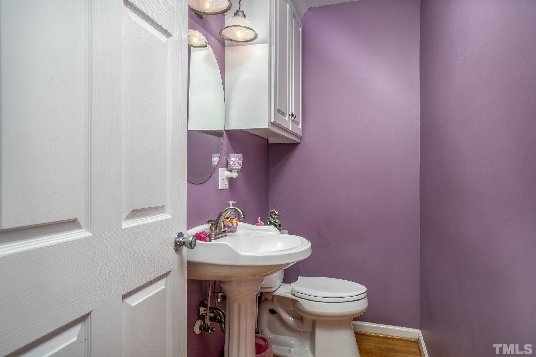 7349 Old Middlesex Road Bailey, NC 27807 - Photo 12 of 31 a bathroom with a sink a toilet and mirror