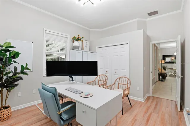 a view of a backyard with a patio