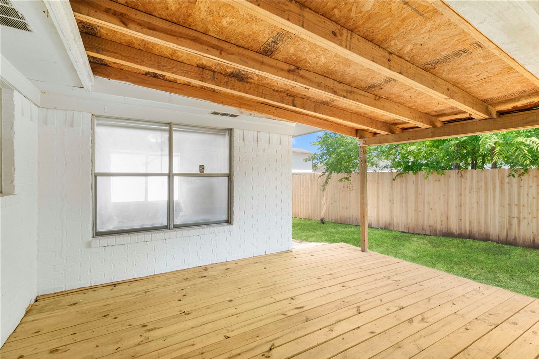 4403 Robinhood Circle Bryan, TX 77803 - Photo 16 of 19 a view of backyard with wooden fence