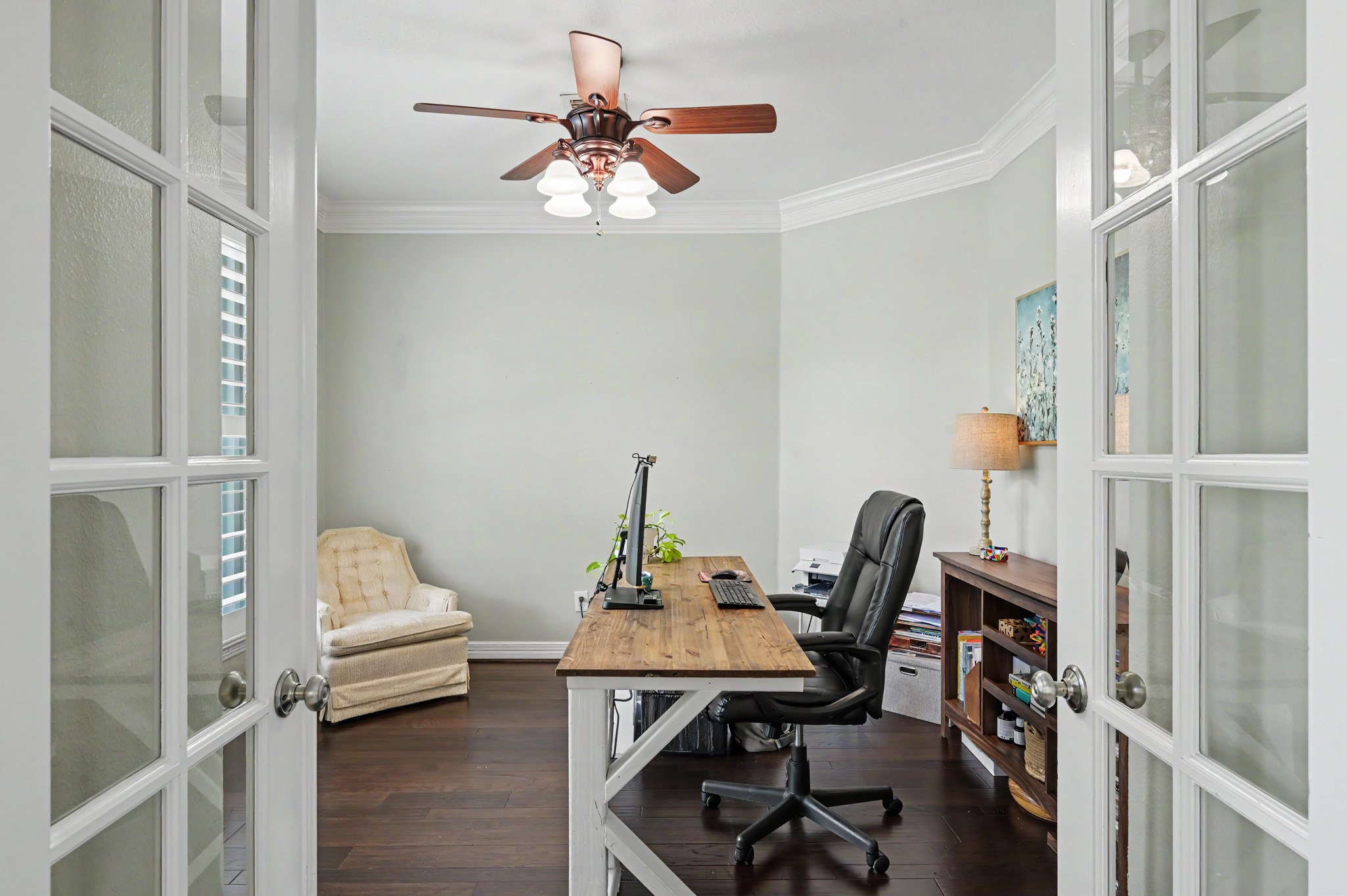 14938 Codys Run Cypress, TX 77429 - Photo 7 of 50 The French doors lead to the home office that is private from the rest of the house. A perfect work from home spot with views of the front yard.