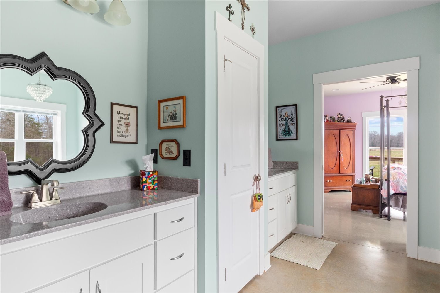 2526 Endsley Rankin Road Lewisburg, TN 37091 - Photo 25 of 49 a en suite bathroom with a double vanity sink and a mirror