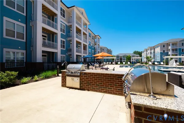 a view of outdoor space with seating area