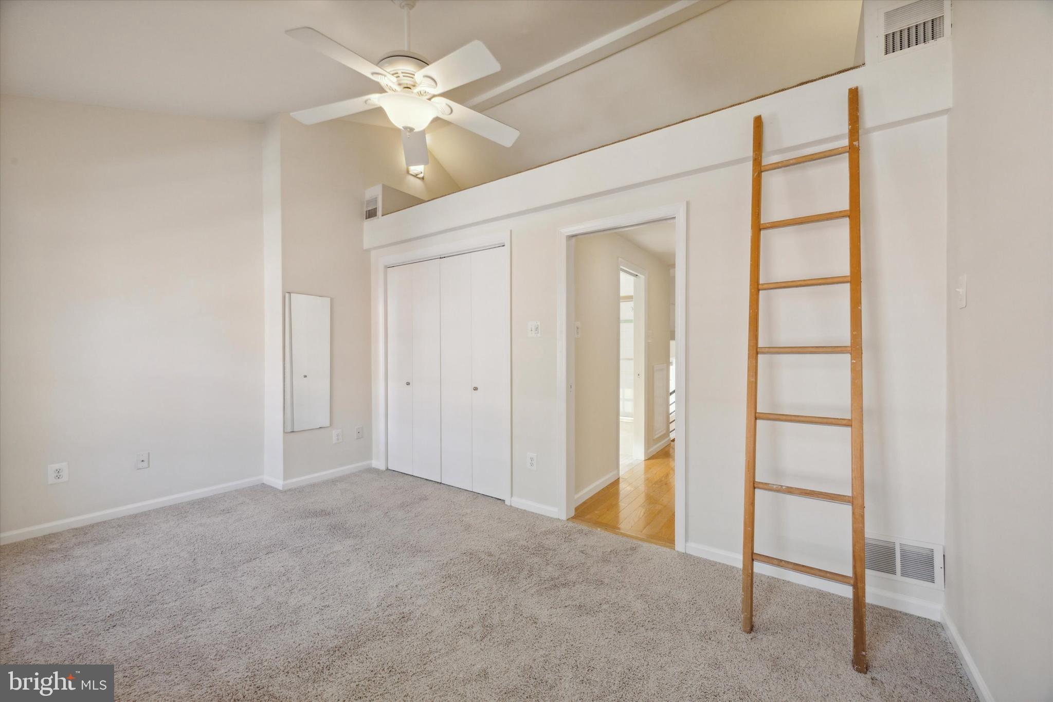 2032 Pine Street, Unit 2 Philadelphia, PA 19103 - Photo 7 of 13 an empty room with a ceiling fan