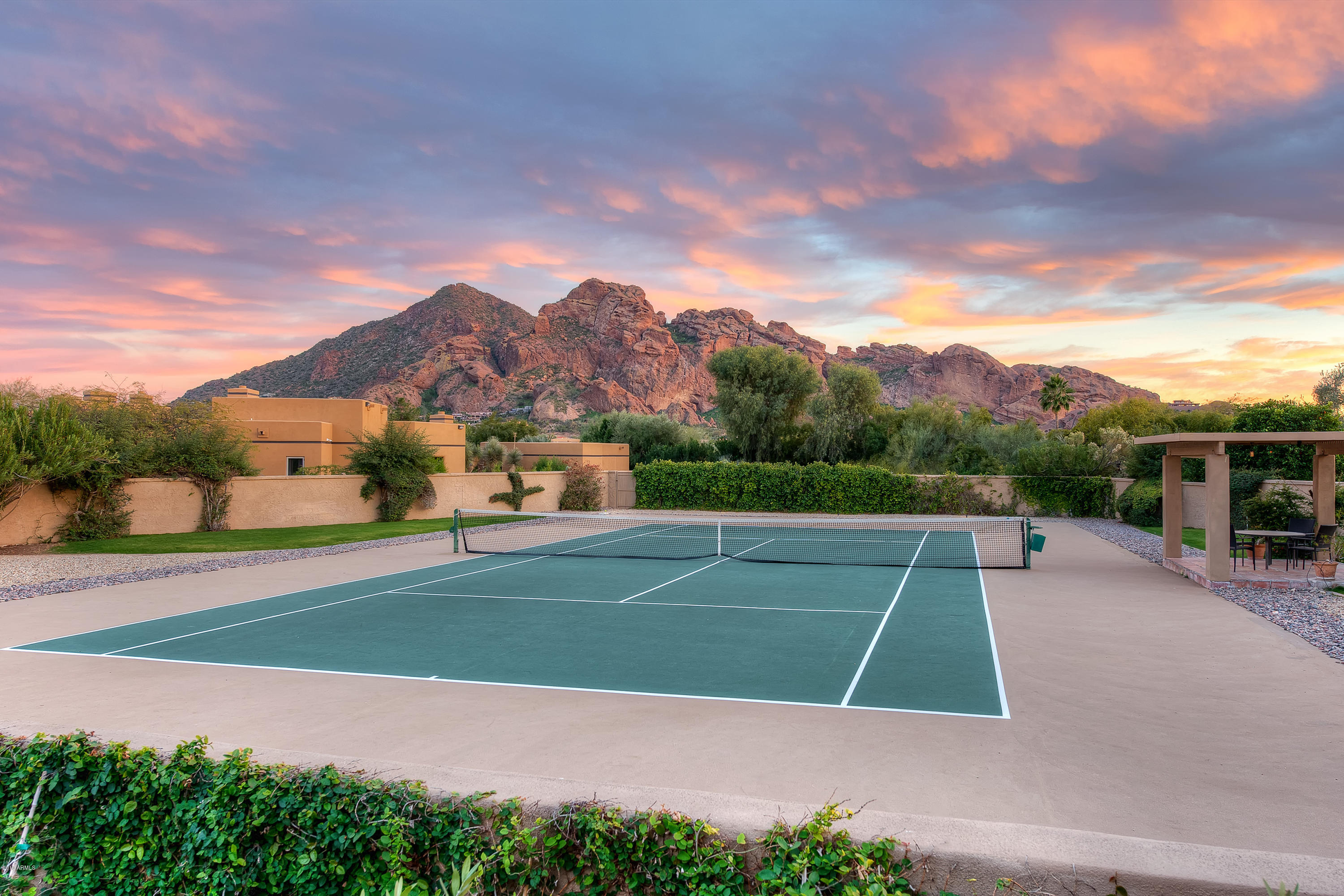 4641 East Pebble Ridge Road Paradise Valley, AZ 85253 - Photo 28 of 41 Tennis Court