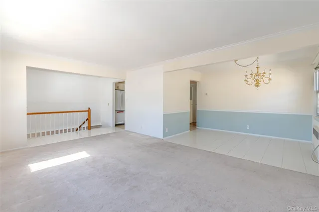 a view of an empty room