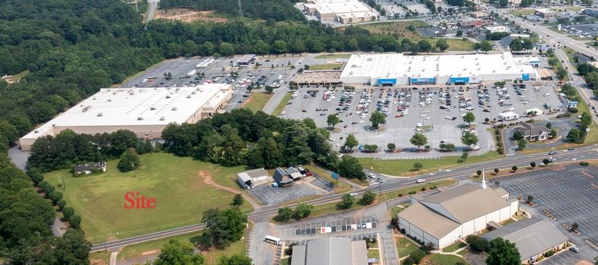 222 Brown Road Anderson, SC 29621 - Photo 8 of 12 Prime commercial opportunity with high visibility and established retail neighbors.