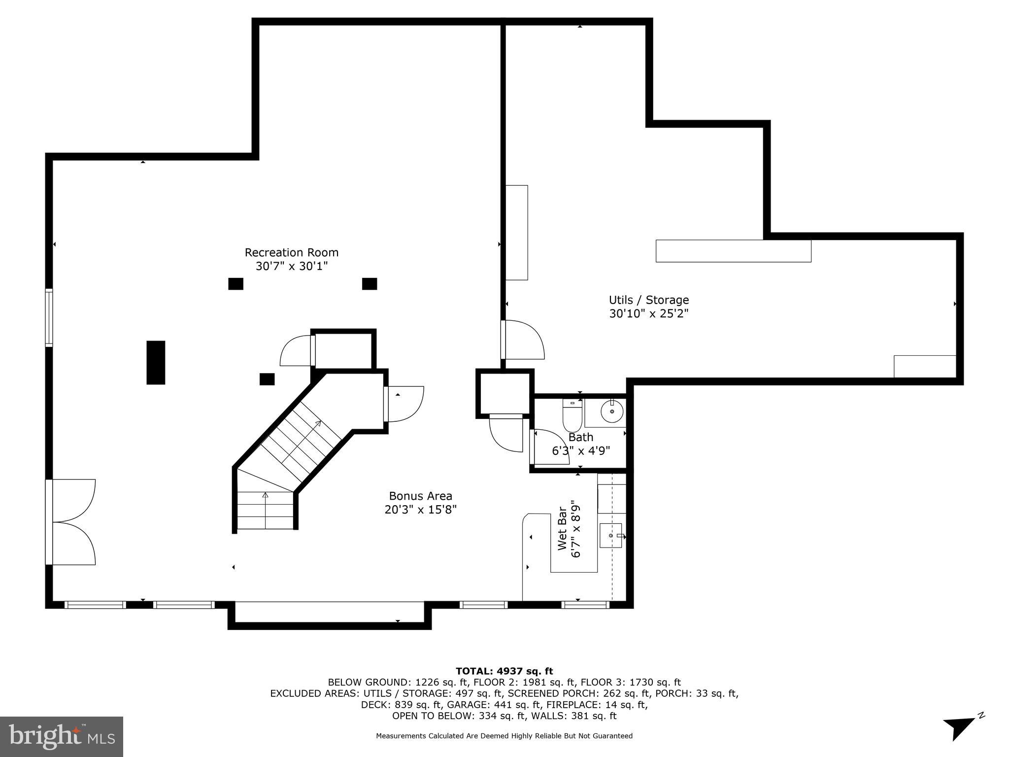 104 Dent Road Stafford, VA 22554 - Photo 118 of 118 Lower level floor plan 104 Dent Road