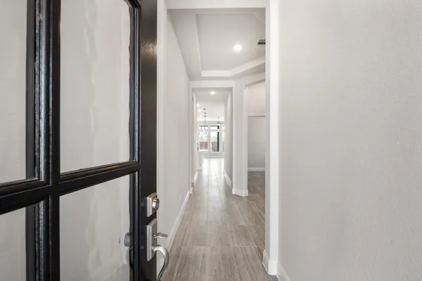 wooden floor in a gallery