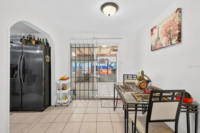 a view of a workspace with furniture