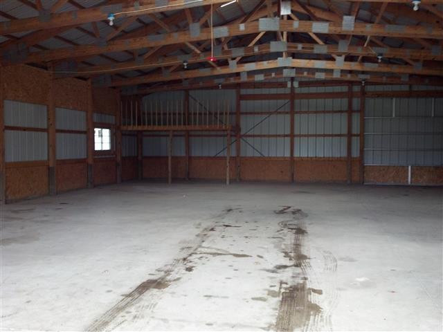 5736 Willis Road Ypsilanti, MI 48197 - Photo 15 of 18 Interior of Pole barn