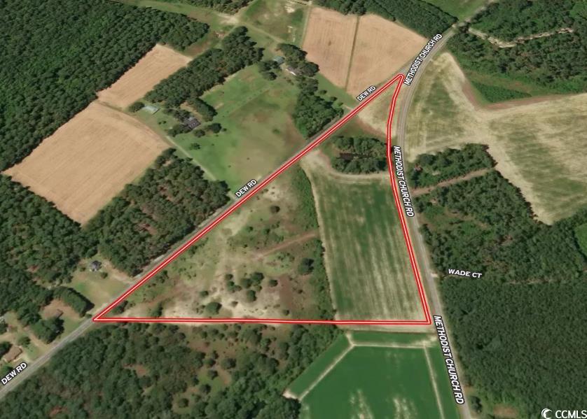 1-tbd Dew Rd 1-tbd Dew Road Marion, SC 29571 - Photo 29 of 29 Map / location with property boundaries highlighted