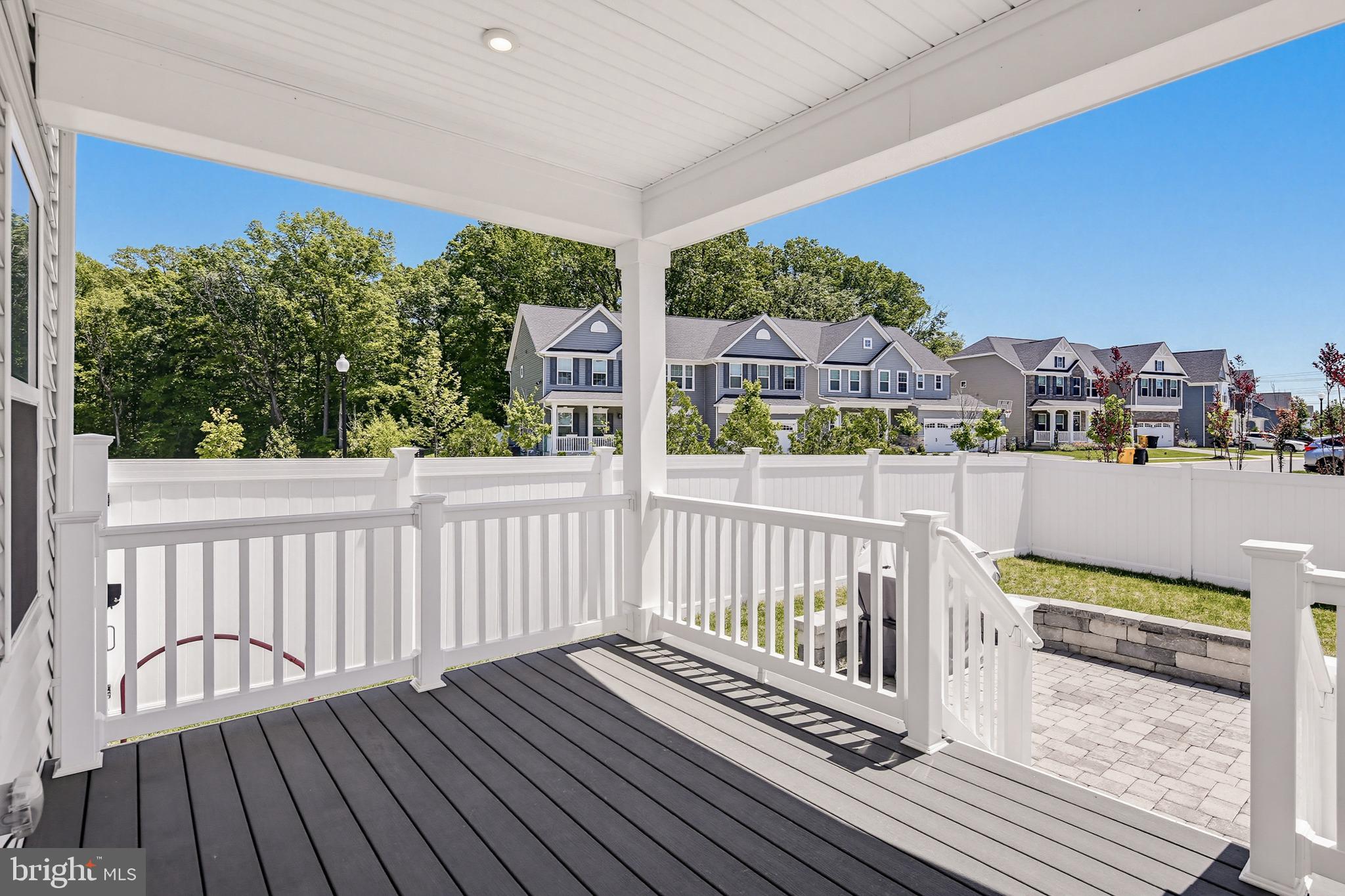 3172 Dodder Way Odenton, MD 21113 - Photo 45 of 59 a view of a balcony with wooden floor