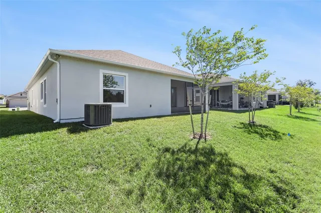 a house view with a garden space