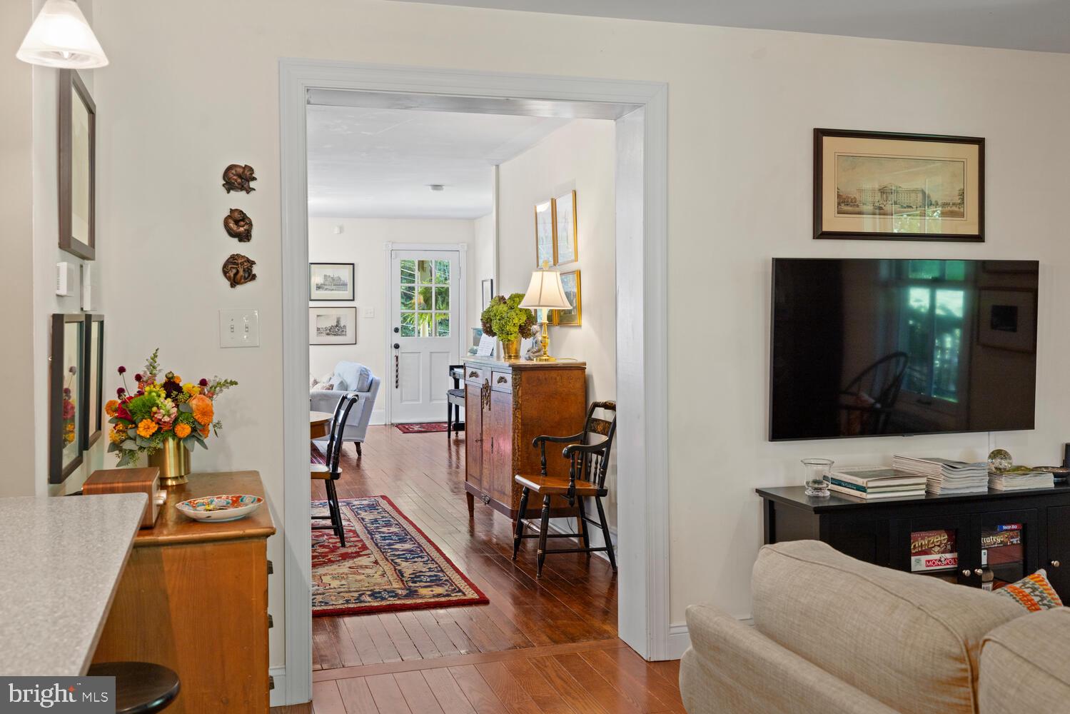 7 Walt Lane Wyncote, PA 19095 - Photo 14 of 44 a living room with furniture and a flat screen tv