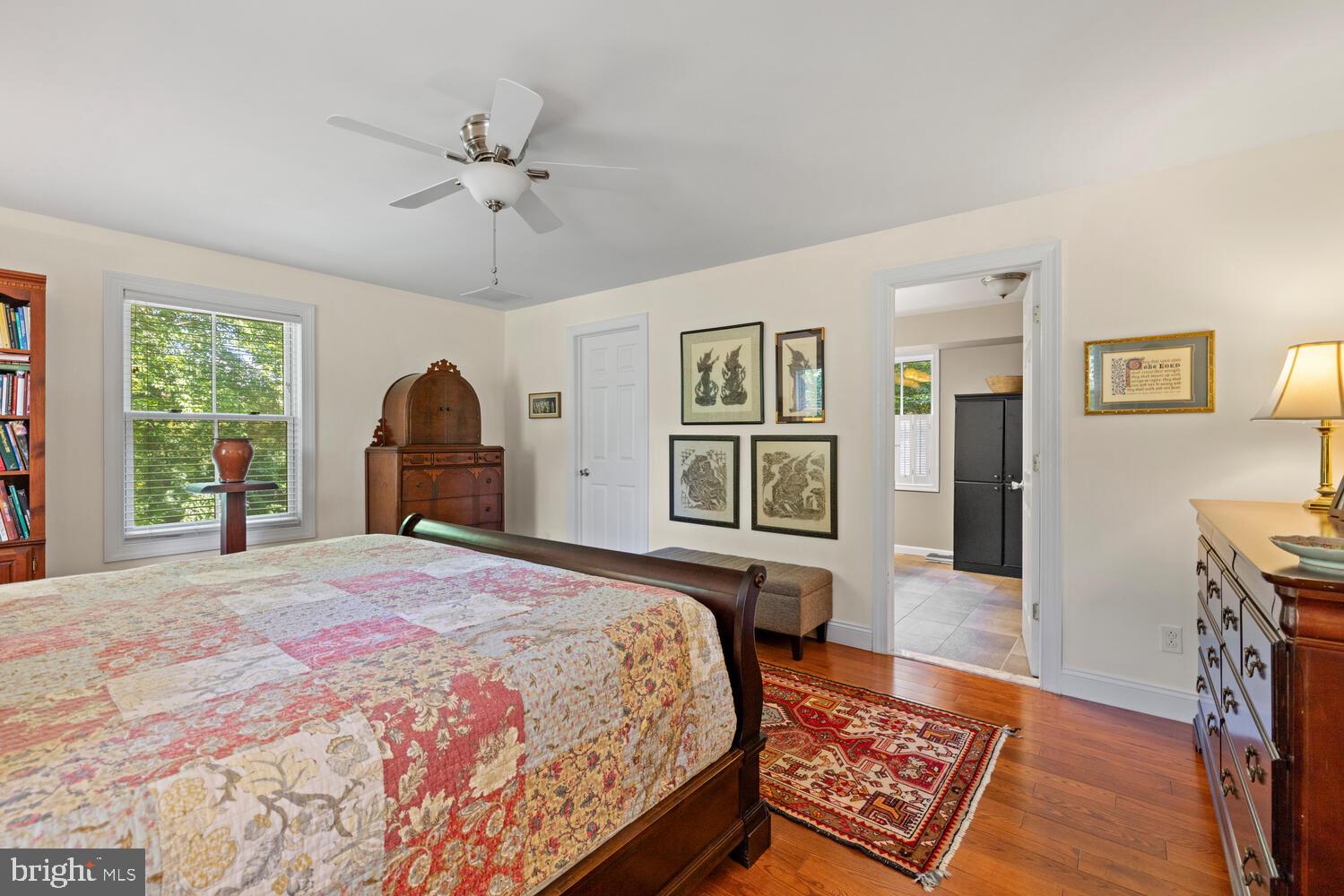 7 Walt Lane Wyncote, PA 19095 - Photo 16 of 44 a bedroom with a bed wooden floor and window