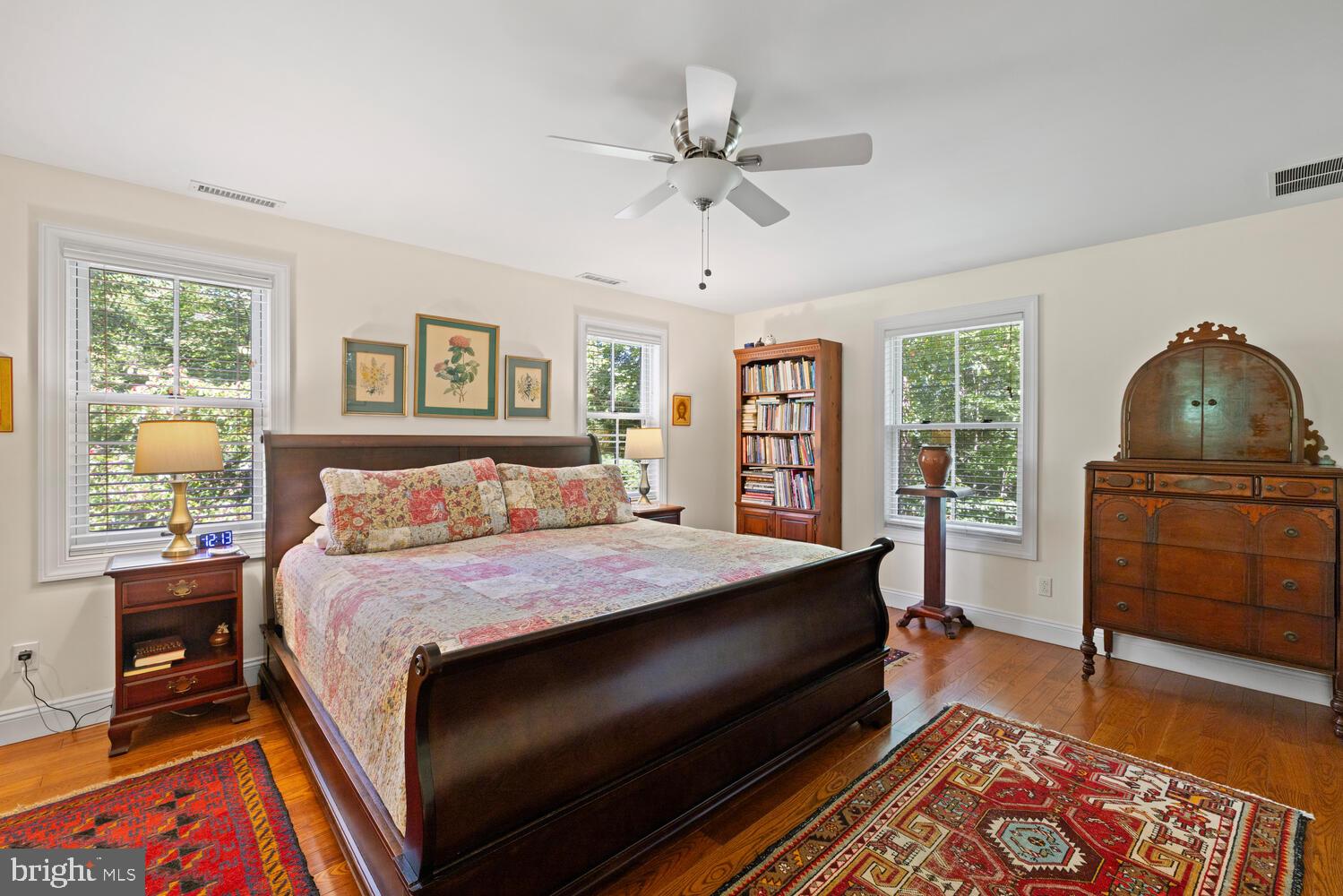 7 Walt Lane Wyncote, PA 19095 - Photo 17 of 44 a bedroom with a bed and wooden floor