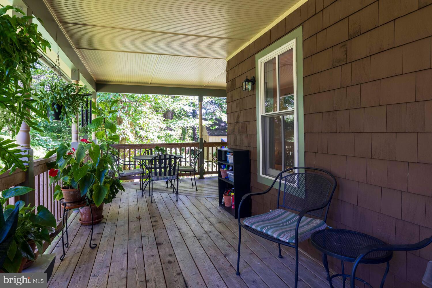 7 Walt Lane Wyncote, PA 19095 - Photo 32 of 44 a balcony with chairs and wooden floor