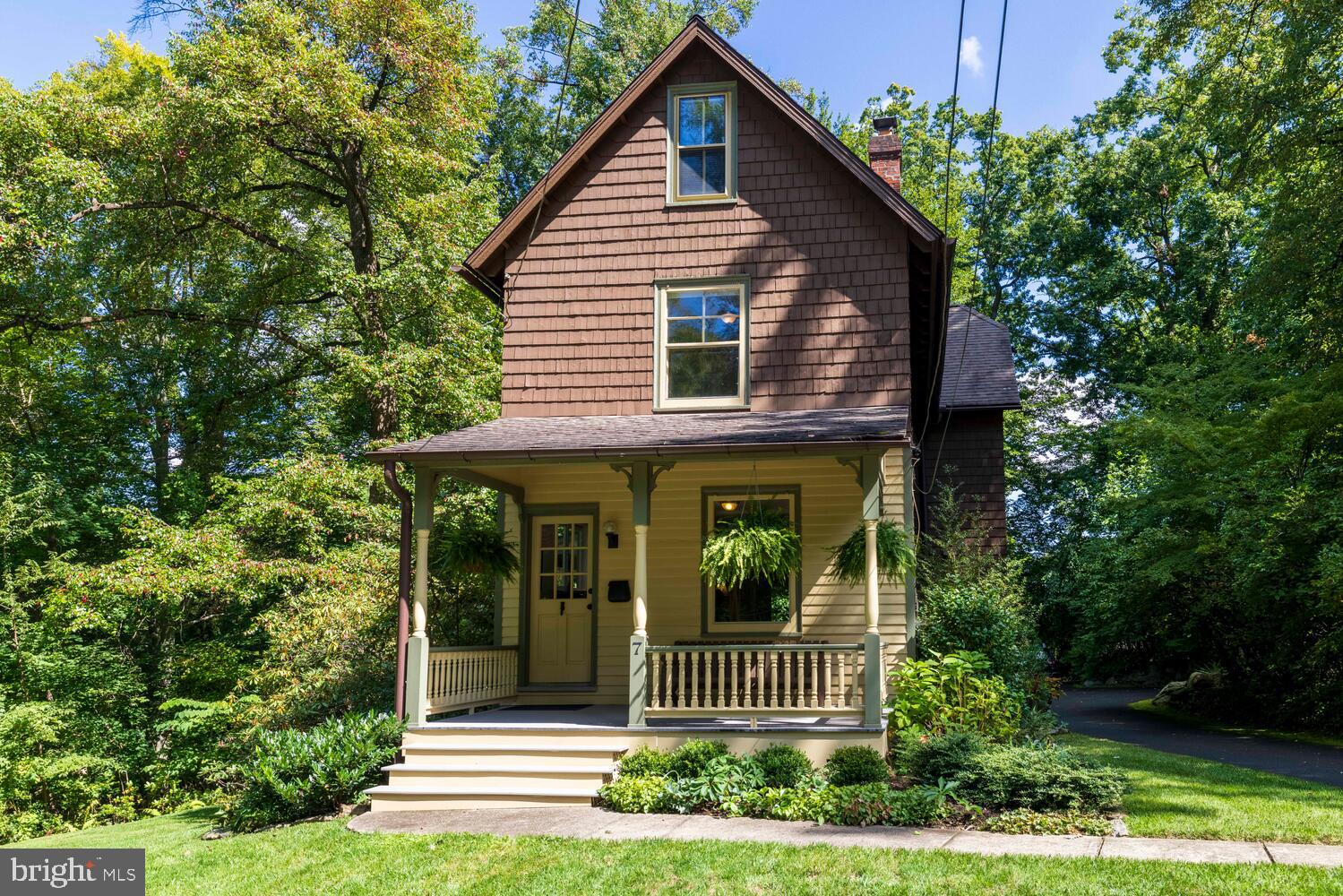 7 Walt Lane Wyncote, PA 19095 - Photo 40 of 44 a front view of a house with garden